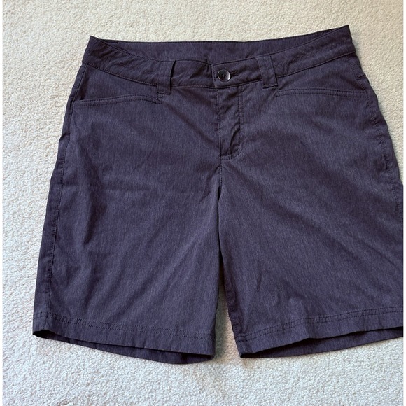 Eddie Bauer Womens Size 4 Travex Horizon Shorts Gray Nylon Spandex Hiking Casual - Picture 1 of 9
